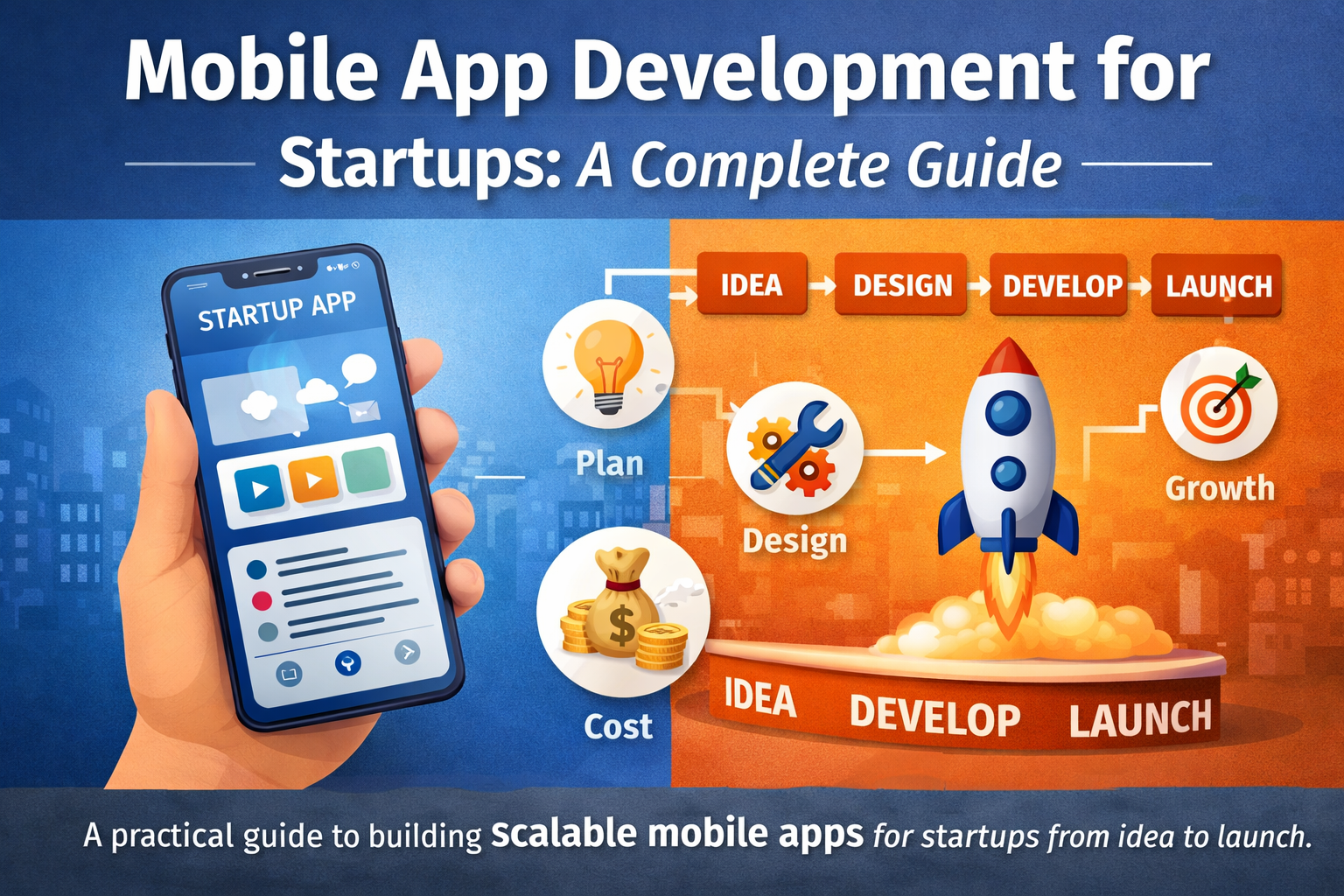 mobile app development process for startups