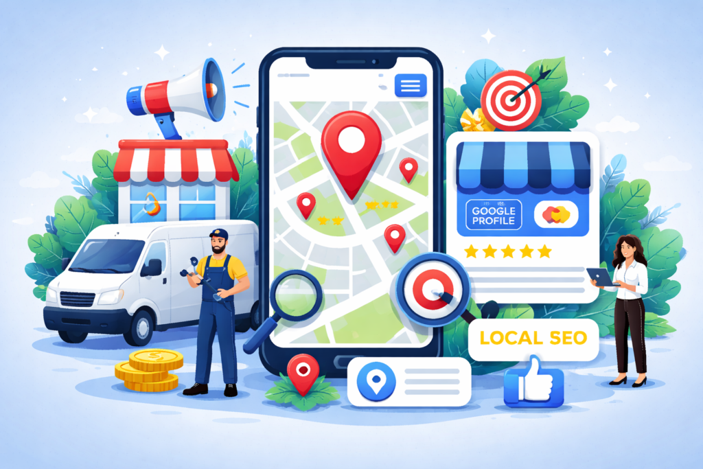 local SEO strategy infographic