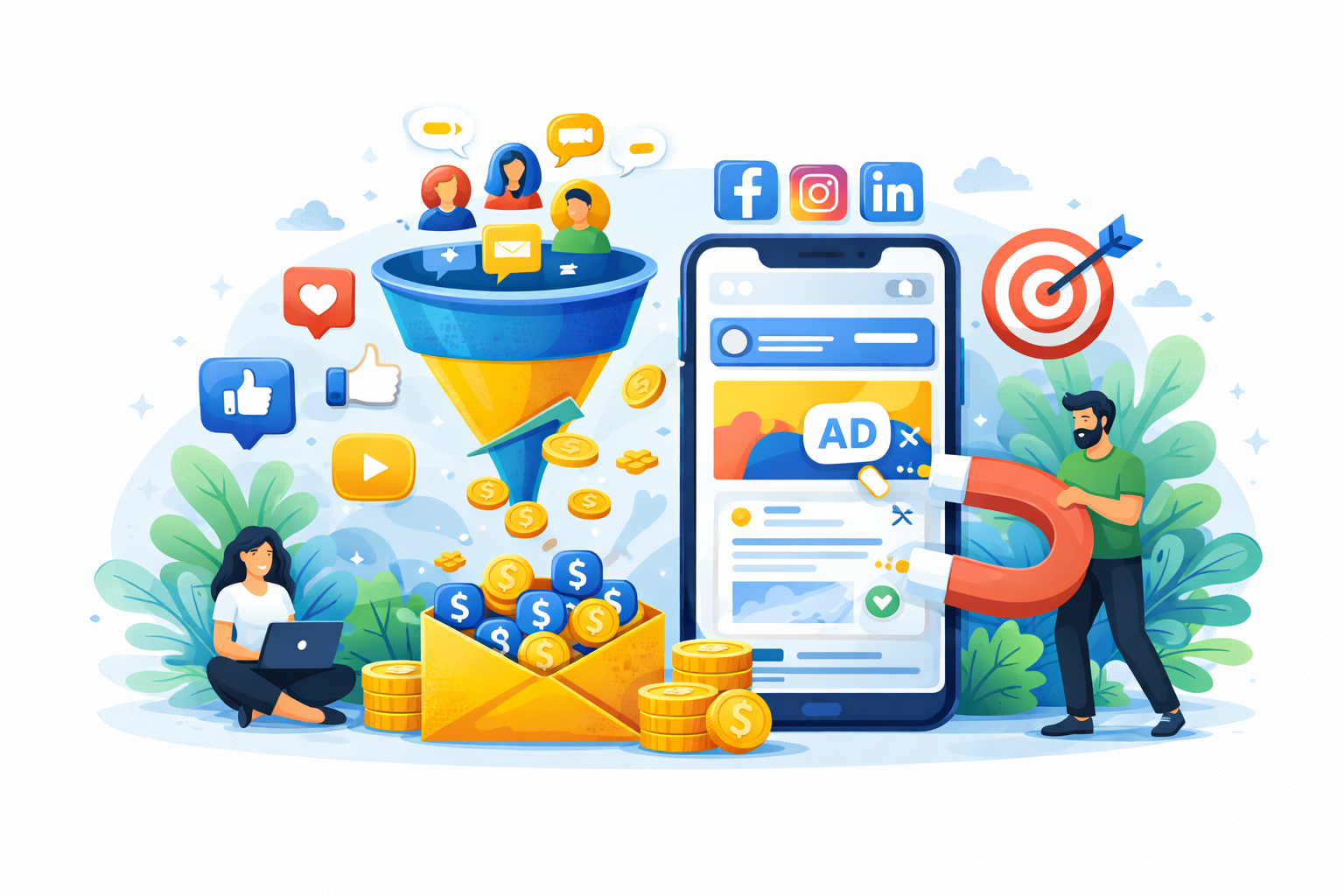 social media ads lead generation