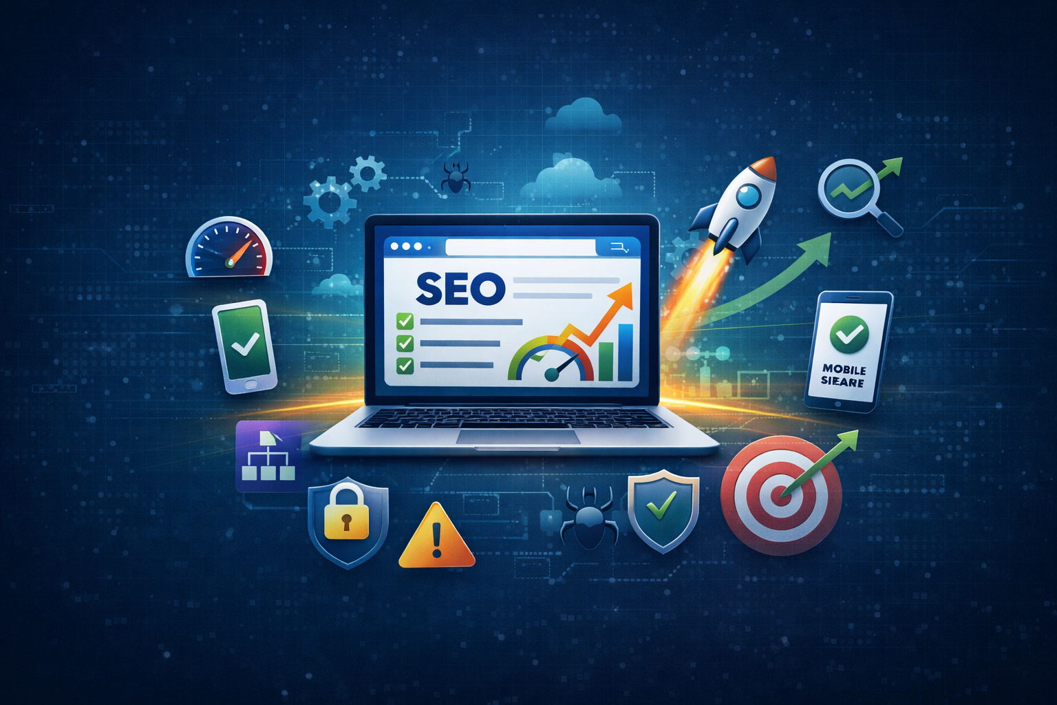 technical SEO checklist infographic